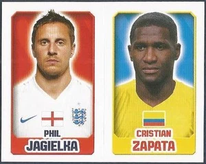 TOPPS ENGLAND 2014- #124-170-COLOMBIA-CRISTIAN ZAPATA-ENGLAND-PHIL JAGIELKA - Bild 1 von 1