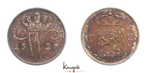 Netherlands Kingdom, William I, 10 Cents 1828, Utrecht, Schulman 308, 1.70g. - Picture 1 of 1