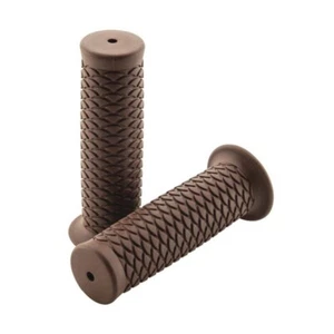 BikeMaster Scales Street Motorcycle Grips Brown 7/8" 124MM - Picture 1 of 1