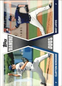 2011 Topps Diamond Duos Baseball Card #KL Clayton Kershaw/Mat Latos