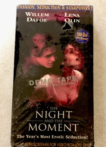 THE NIGHT AND THE MOMENT (VHS) w/ WILLEM DAFOE - Picture 1 of 2