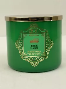Bath & Body Works White Barn Tree Farm Air 3 - Wick Candle - Picture 1 of 2