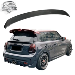 Real Carbon Fiber Rear Trunk Middle Spoiler Wing Trim Fit For Mini Cooper F56 - Bild 1 von 14