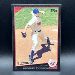 Jeremy Sowers 2009 Topps Black #213 52/58 Cleveland Indians - Picture 1 of 2