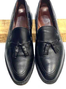 Men's Allen Edmonds 'Grayson" Black Tasseled Loafers SZ: 10-1/2D EUC ! - Picture 1 of 11