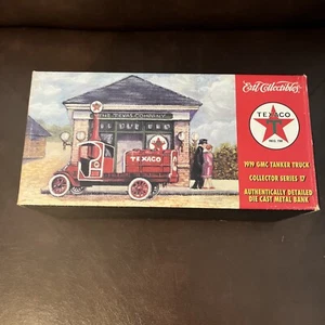 ERTL Texaco 1919 GMC Tanker Truck Die-Cast Metal Bank #17 - In Original box - Picture 1 of 6
