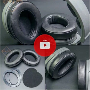 Almohadilla para orejas cojín de piel de cordero de cuero real para auriculares Sennheiser HD265 HD535 HD545 - Imagen 1 de 13