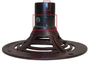 Fanimation BMCC2458 Back Motor Cover Connector fits Palisade FP240 Ceiling Fan - Picture 1 of 2