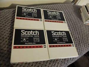 4 Bandes magnetiques SCOTCH 175 superlife / worldwide shipping - Photo 1/3