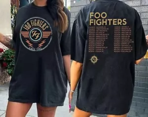 Foo Fighters 2024 Tour Shirt, Everything or Nothing at Shirt, Foo Fighters Shirt - Bild 1 von 4