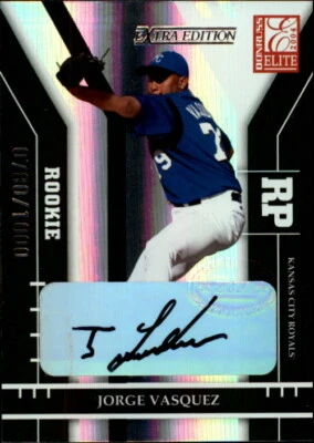 2004 Donruss Elite Extra Edition #256 Jor Vasquez RC Auto /1000 - Image 1 of 2