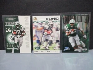 Curtis Martin 3 Card Lot Playoff/Pacific/Fleer Brilliants - New York Jets - Picture 1 of 5