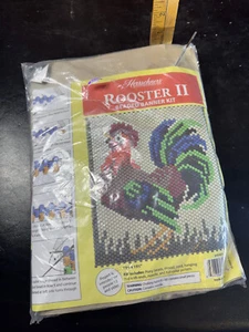 Herrschners 12.75"x15.5" Beaded Banner Kit- Rooster II ages 13+ - Picture 1 of 10