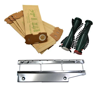 FSPRODUKTE 10 Beutel + Rundbürsten + Bodenblech geeign. Vorwerk Kobold 118 119 120 121 122