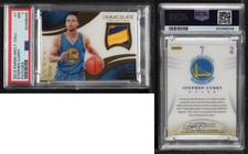 2013-14 Panini Immaculate Patch /30 Stephen Curry #7 PSA 7 Patch