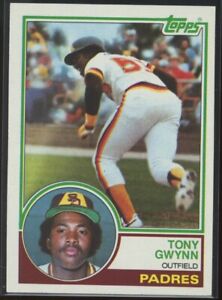 TONY GWYNN - 1983 Topps RC - #482 - Clean Card - Rookie