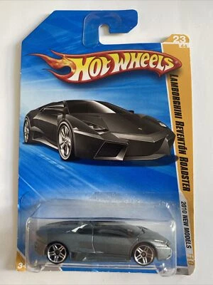 Hot Wheels #23 New Models 23/44 LAMBORGHINI REVENTON ROADSTER Gray 2010 - Image 1 of 2