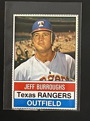 Jeff Burroughs 1976 Hostess Baseball Card Texas Rangers #111 Fair Condition - Image 1 of 2