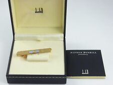 dunhill Gold Plated Tie Clip Clasp with Box FREE SHIPPING WORLDWIDE