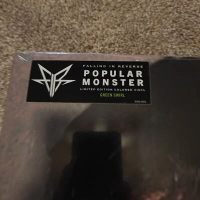 Falling In Reverse Popular Monster Vinyl Target Limited Edition GREEN SWIRL NEW - Image 1 of 4