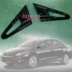 2pcs deflector de golpes anti-viento para Honda 12 ~ 16 Civic Sedan Si EX LX DX EX-L ◎ - Imagen 1 de 5
