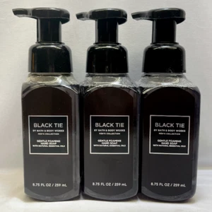 3 Black Tie Men's Collection Bath & Body Works Gentle Foaming Hand Soap 8.75 oz - Picture 1 of 1