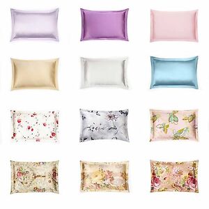 100% Pure Silk Pillowcase Pillow Cover Queen Size 12 Pattern 48x74cm