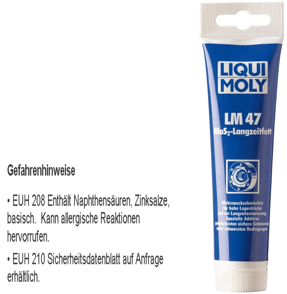 Liqui Moly 100g Lm 47 Grasa de Largo Plazo MoS2 Multiuso Grafitada Especial - Imagen 1 de 1