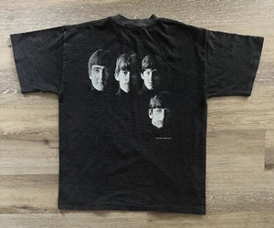 Vintage H.L. Millar Gold 1996 The Beatles T-shirts Size L USA - Picture 1 of 9