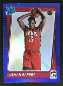 2021-22 Donruss Optic Usman Garuba #188 BASKETBALL CARD Rockets RC Purple - Picture 1 of 2
