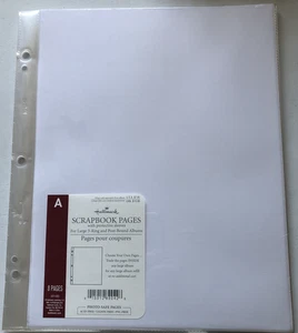 Hallmark AR1485 Scrapbook 8 Page Packs For Large 3 Ring And Post Bound Albums - Picture 1 of 7
