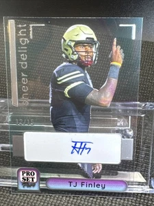 2023 Leaf Pro Set TJ Finley Pure Sheer Delight Clear silver Rc Auto 12/15 - Picture 1 of 3