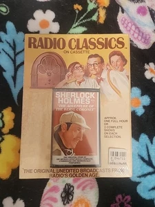 Sherlock Holmes Radio Classics On Cassette Unedited Broadcast Golden Age Sealed - Picture 1 of 2