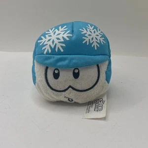 Peluche Disney Club Pinguino Bianco Puffle 3,5 pollici con casco da neve 2011 - Foto 1 di 8