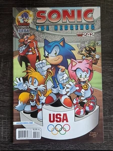 SONIC THE HEDGEHOG issue #242 Olympic Games - Archie Comics 2012 - VG/Good - Picture 1 of 4