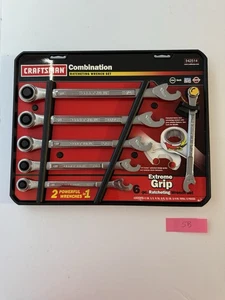 Sears Craftsman Extreme Grip SAE Ratcheting Combination Wrench NOS 42514 USA - Picture 1 of 5
