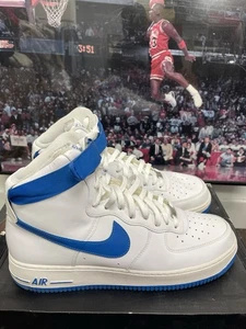 Größe 13 - Nike Air Force 1 '07 High White Soar Blue - Bild 1 von 6