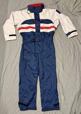 Traje De Colección Helly Hansen Unisex Med Lluvia Vela Yate Barco Océano Años 90 Foto 1 de 4