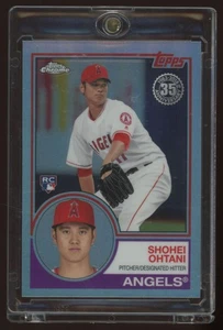 Shohei Ohtani 2018 Topps Chrome Refractor 1983 RC #83T-6 Dodgers Rookie Card - Picture 1 of 2
