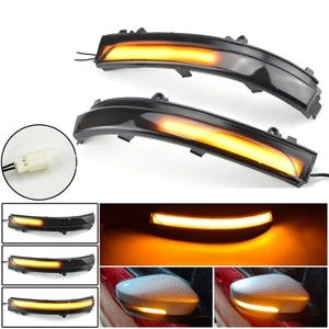 A Pair of Stylish Rearview Mirror Dynamic Light Indicators for Jetta MK6 - Picture 1 of 9