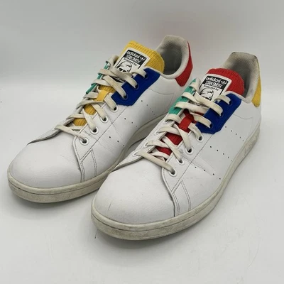 RARA Sneakers Adidas Stan Smith basse in pelle bianca H00329 Uomo 12 - Immagine 1 di 4