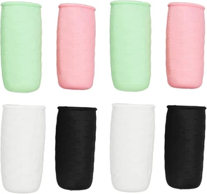 Elastic Sleeves for Leak Proofing Travel, 8Pcs Silicone Leak Proof Sleeves Re... - Picture 1 of 12
