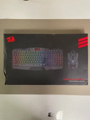 Redragon S101-3 PRO Gaming Keyboard and Mouse, RGB Backlit Programmable Keyboard - Image 1 of 3