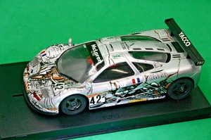 COCHE RANURA 1/32 MCLAREN F1 GTR LM 95 #42 REPINTADO DE COCHE NINCO NUNCA FUNCIONA - Imagen 1 de 5