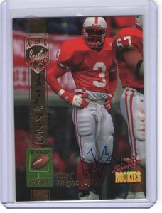 Autógrafos Toby Wright 1994 Signature Rookies #57 #/7750 Nebraska Cornhuskers - Imagen 1 de 2