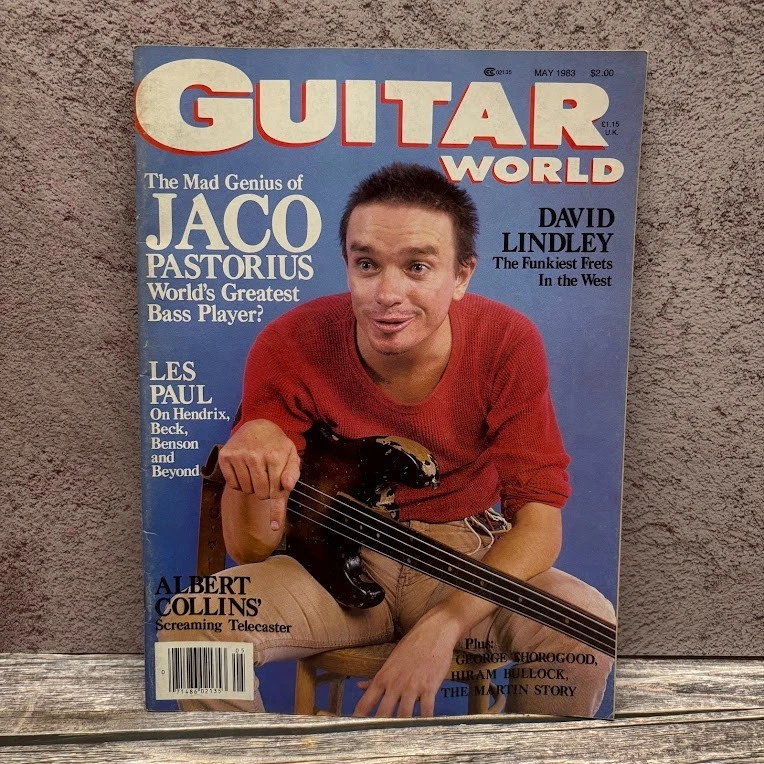 Guitar World Magazine May 1983 Jaco Pastorius Cover🍄 Foto 1 de 1