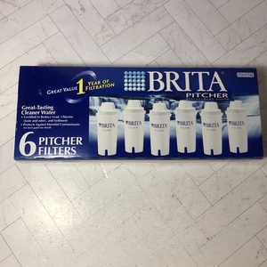 Brita Jarra Filtro Repuesto 6 Pack #71048 OEM Genuino OB03 - Imagen 1 de 7