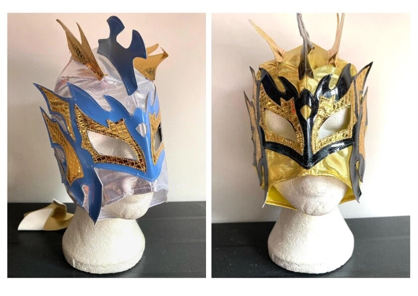 Kalisto Wrestling Maske mit Schwanz Kinder Mexikanisch Kostüm Cosplay - Bild 1 von 1