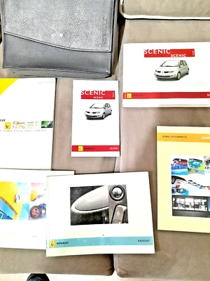 RENAULT SCENIC 2007 KIT COMPLETO LIBRETTI USO E MANUTENZIONE  ORIGINALI USATI - Immagine 1 di 2