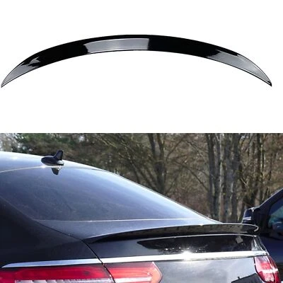 1x Black Rear Trunk Spoiler Lip For Mercedes Benz W292 GLE Coupe 2015-2019 AMG - Imagem 1 de 4